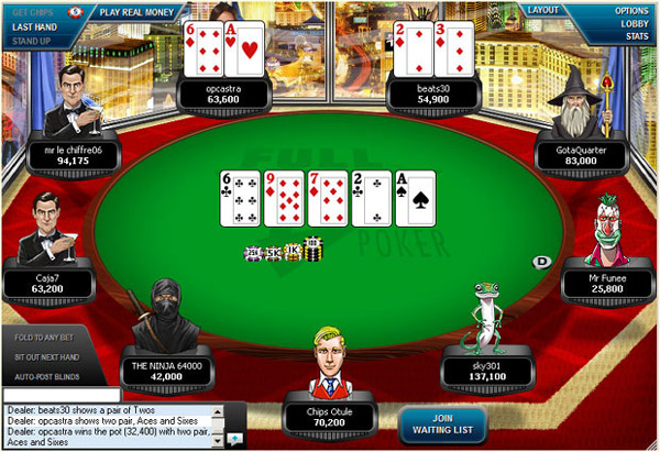 Full tilt poker free games